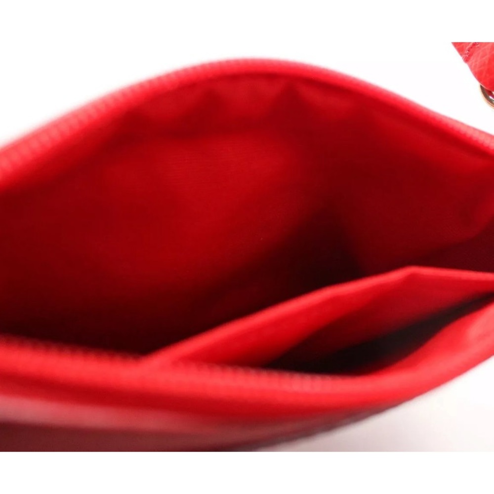 Coach BiColor Crossgrain leather small Wristlet - Picture 5 of 5